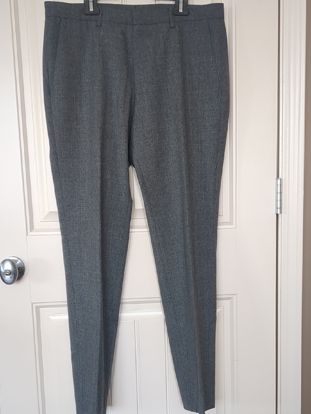 Hugo Boss Charcoal Textured Dress Pants